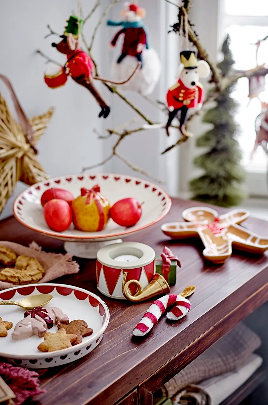 Διακοσμητικό μπολ Bloomingville Jolly Pedestal Bowl φωτογραφία