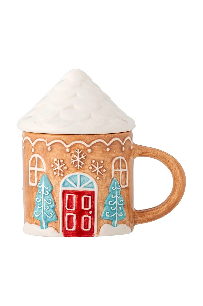 Bloomingville cană cu capac Ginnie 370 ml