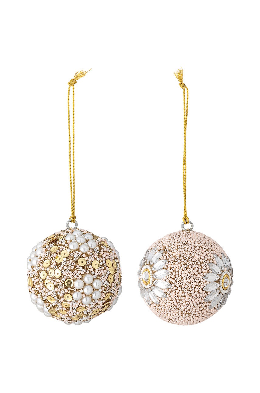 

Украса за елха Bloomingville Eleanore Ornament (2 броя), Червен