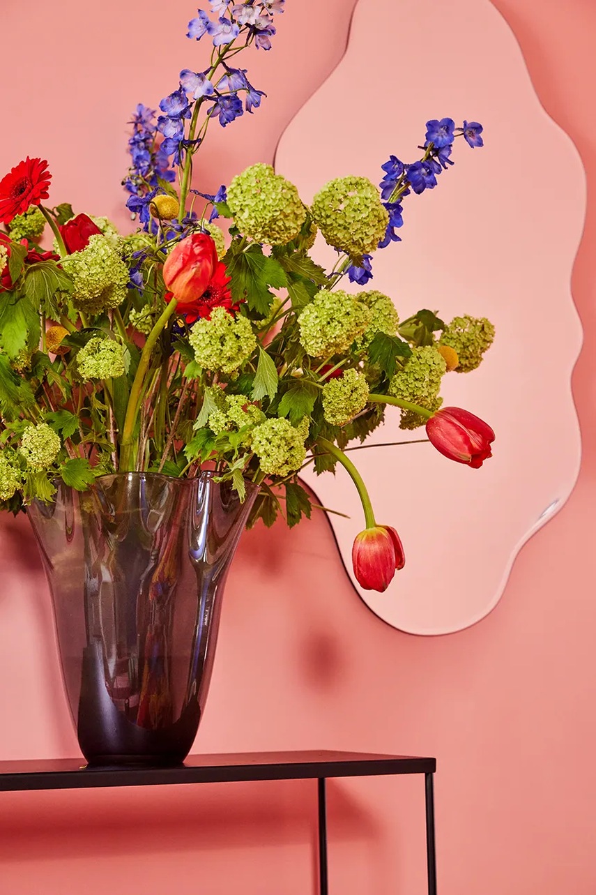 Καθρέφτης τοίχου Byon Mirror Flow M χρώμα: πολύχρωμο φωτογραφία