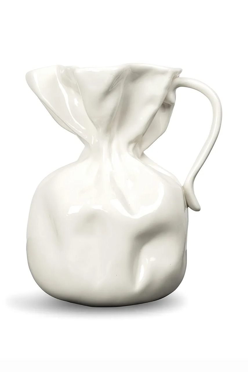 Byon vaza decorativa Crumple White