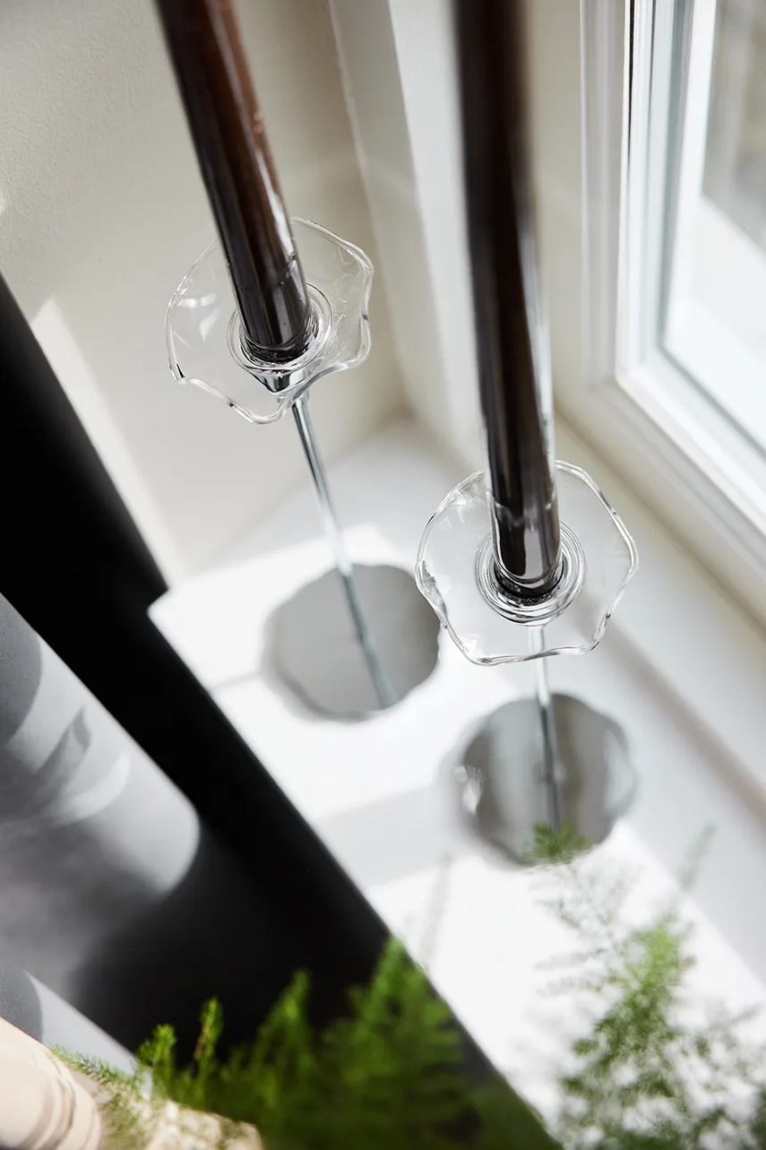 Κηροπήγιο Sagaform Viva 2-pack χρώμα: γκρι φωτογραφία