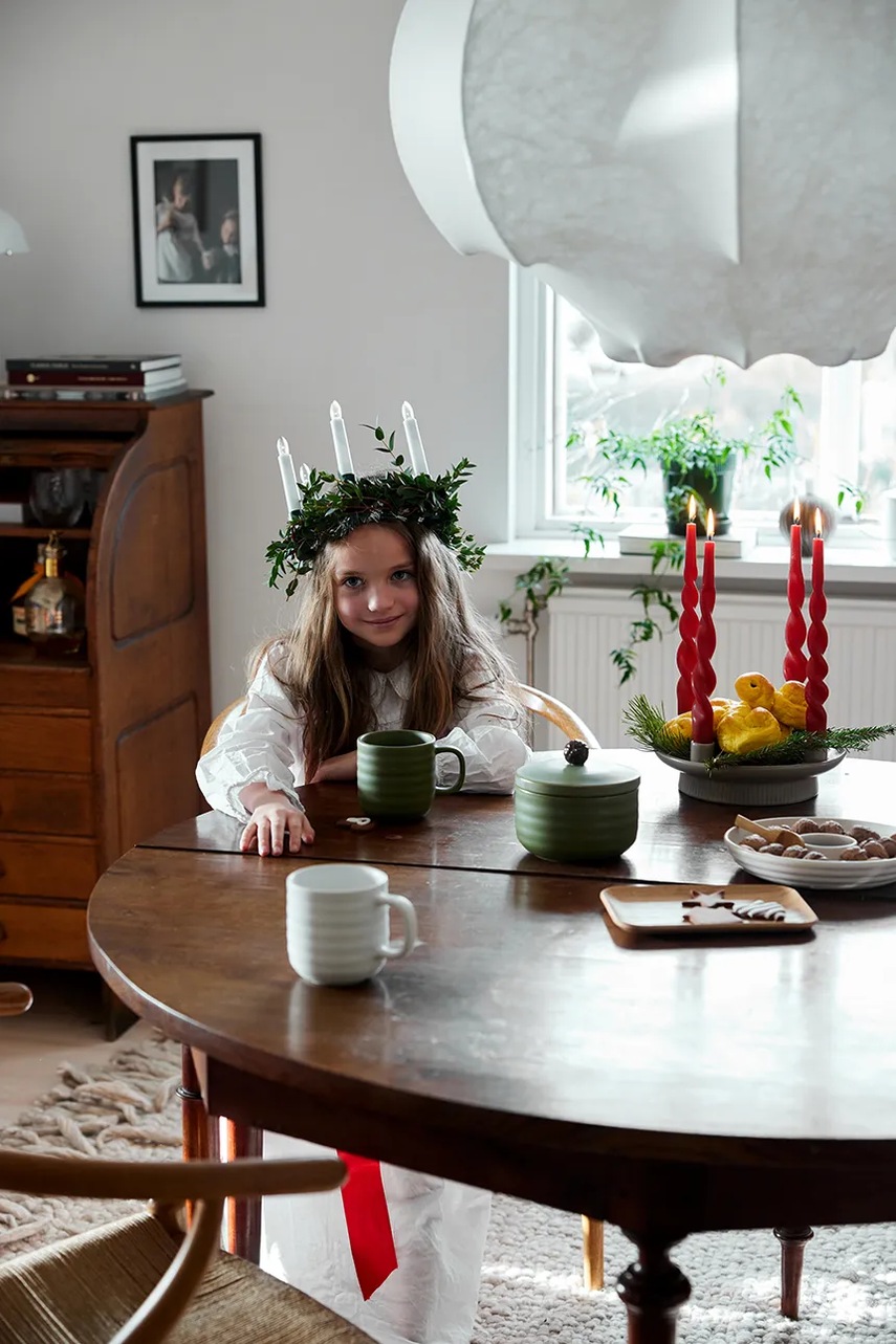 Βάζο με καπάκι Sagaform Ellen 0,7 L χρώμα: πράσινο φωτογραφία