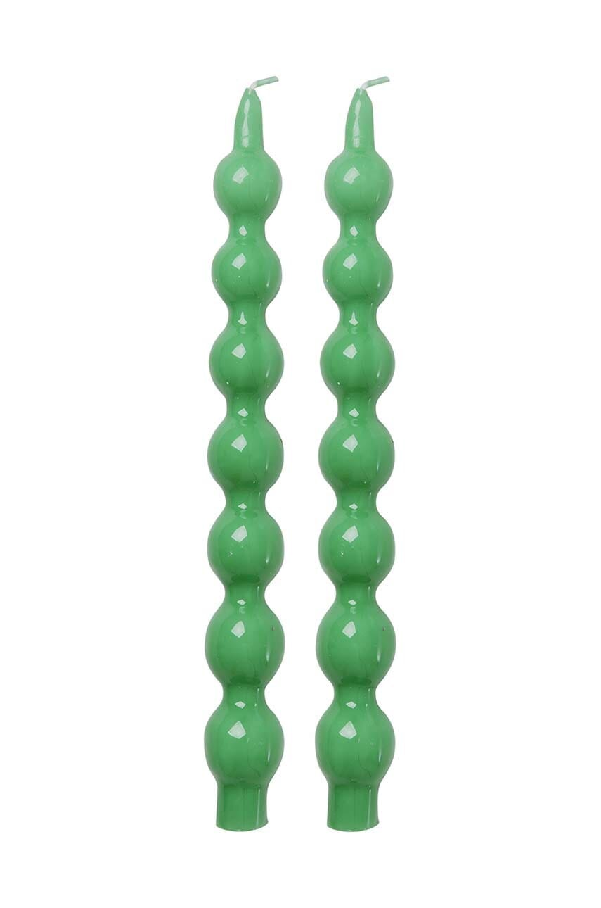 Levně Sada svíček Rice Green 2-pack