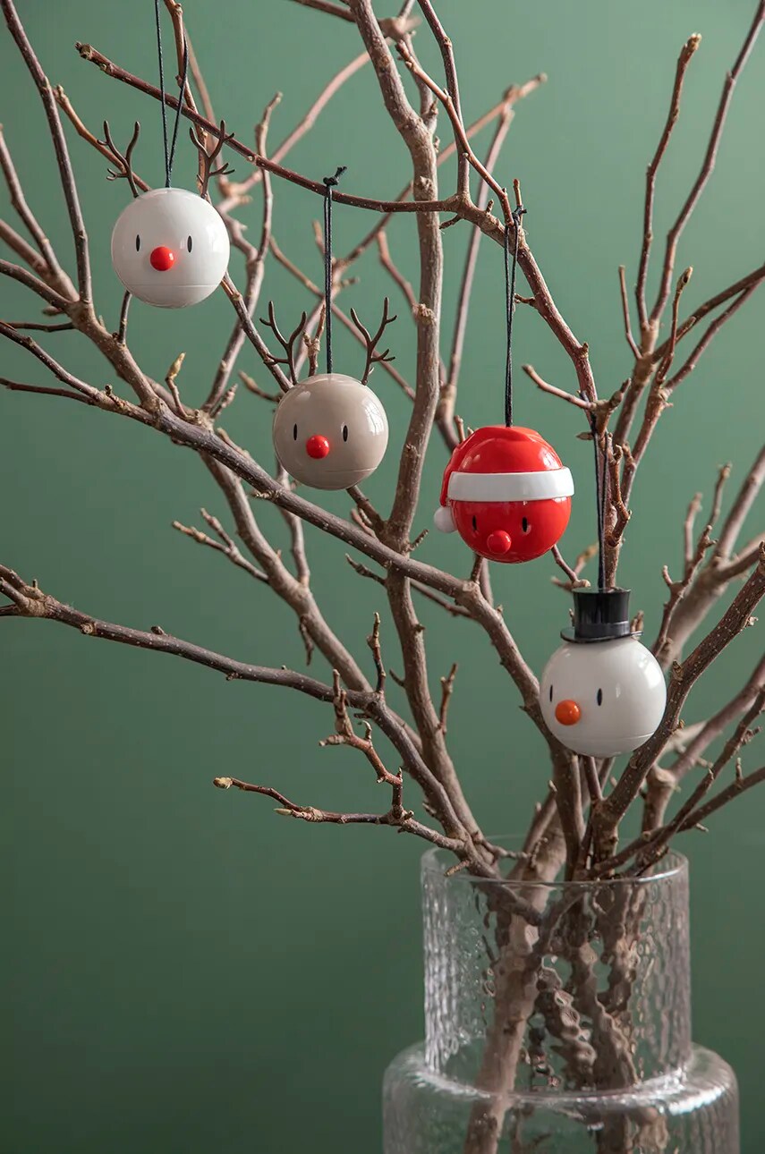 Hoptimist dekoratív medál Santa Ornament 2 db termék 2. képe