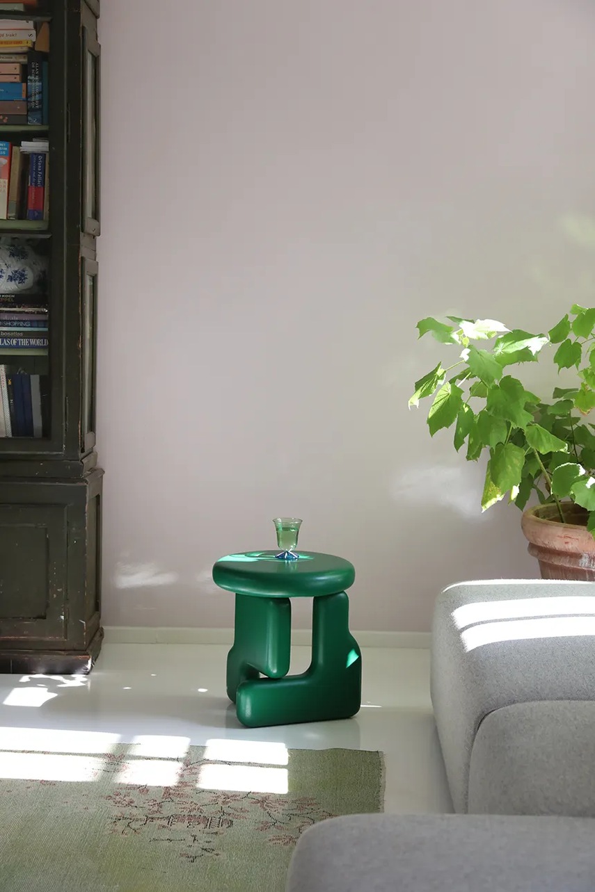 Τραπέζι &k amsterdam Plot Green χρώμα: πολύχρωμο φωτογραφία