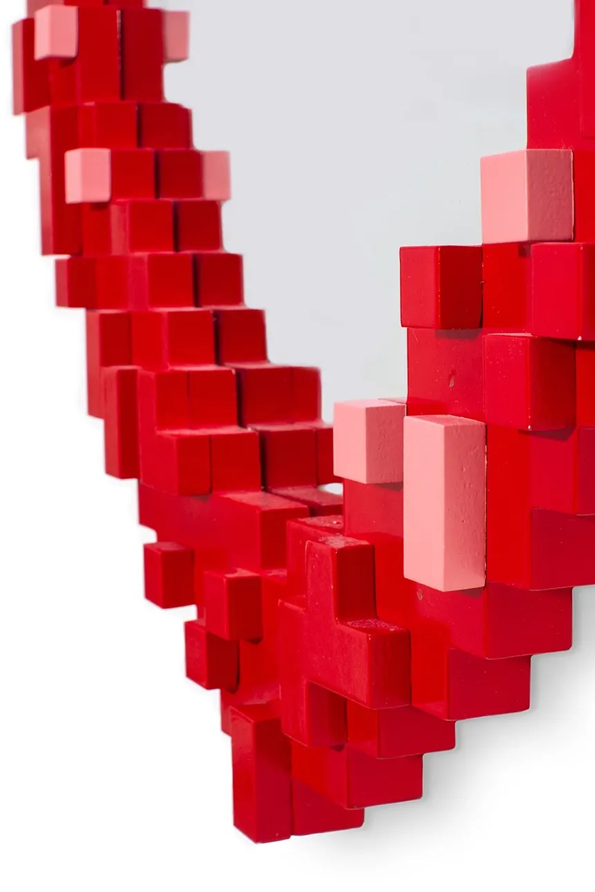 Καθρέφτης τοίχου Seletti Pixel Mirror χρώμα: πολύχρωμο φωτογραφία