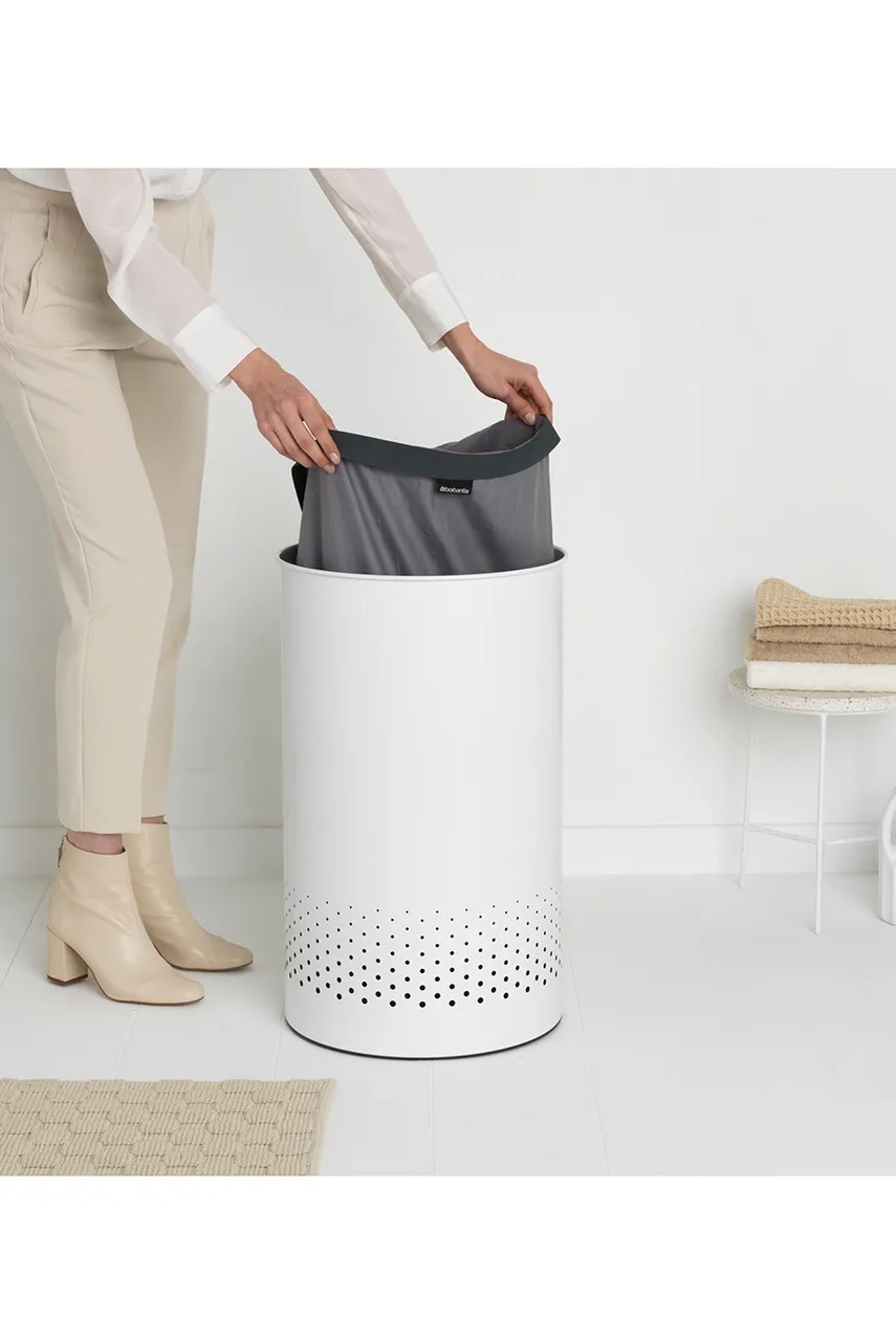 Καλάθι άπλυτων Brabantia 60 L χρώμα: άσπρο φωτογραφία