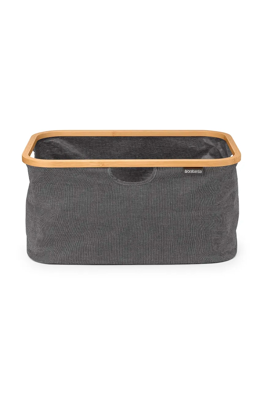 Brabantia Καλάθι άπλυτων Brabantia Pepper Black 40 L χρώμα: γκρι