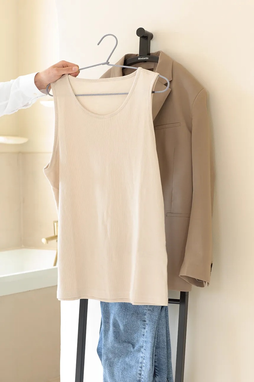 Κρεμάστρα Brabantia Linn Dressboy χρώμα: μαύρο φωτογραφία