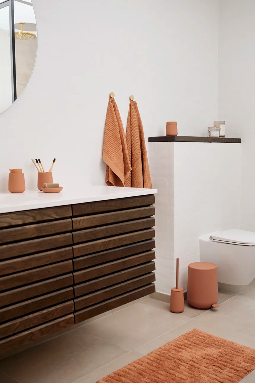 Χαλί μπάνιου Zone Denmark Tiles χρώμα: πολύχρωμο φωτογραφία