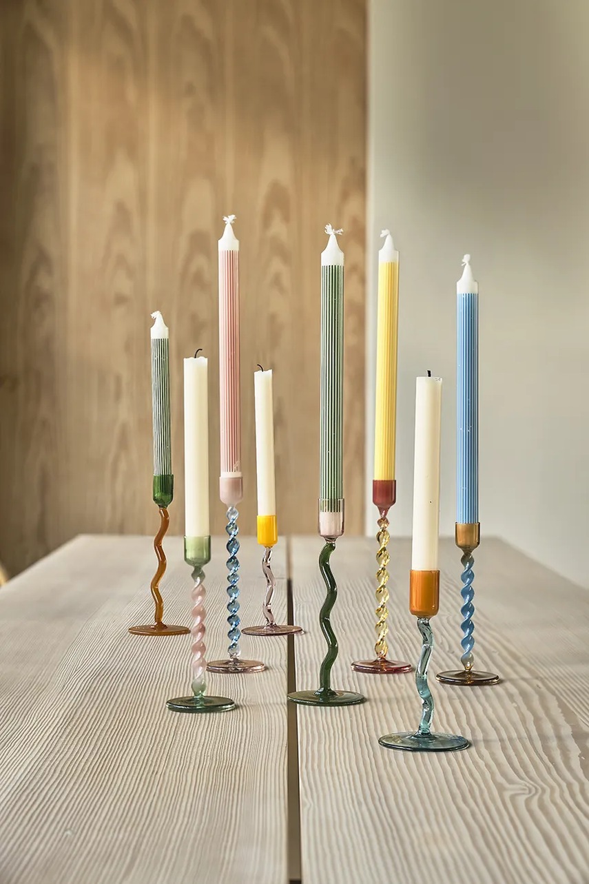 Διακοσμητικό κηροπήγιο Villa Collection Styles χρώμα: πολύχρωμο φωτογραφία