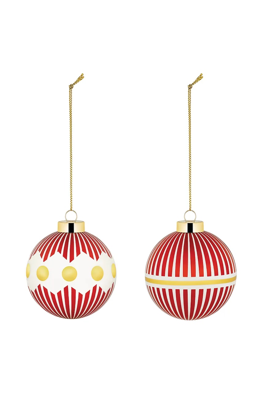 Alessi set de globuri de crăciun Delight 2-pack Alessi set de globuri de crăciun Delight 2-pack