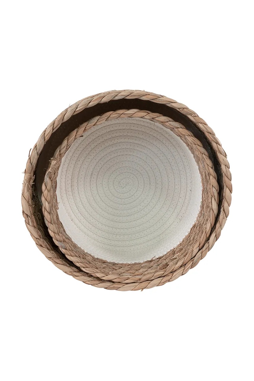 Σετ από καλάθια αποθήκευσης House Nordic Tanta 2-pack χρώμα: άσπρο φωτογραφία