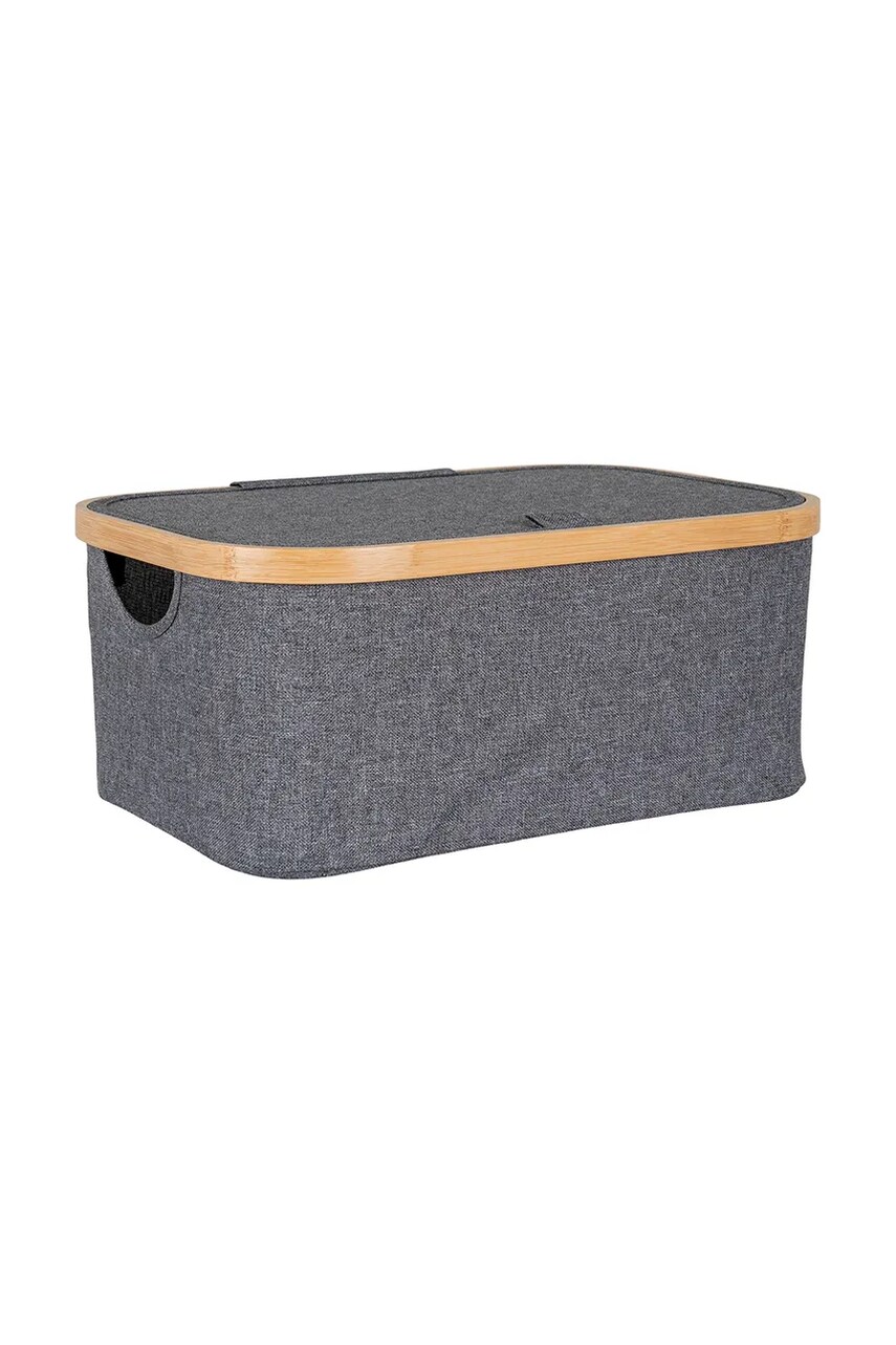 Levně Úložný box House Nordic Noto šedá barva