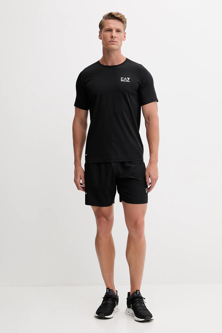 EA7 Emporio Armani compleu barbati, culoarea negru