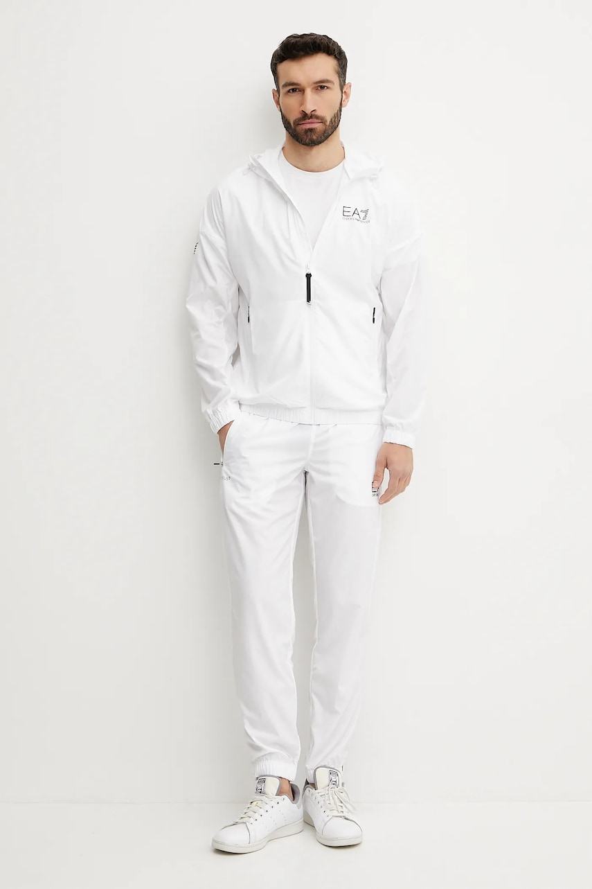 EA7 Emporio Armani trening barbati, culoarea rosu