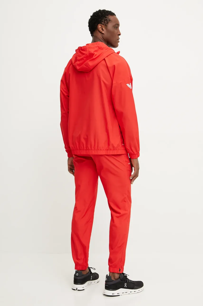 Спортивный костюм EA7 Emporio Armani мужской цвет красный Спортивный костюм EA7 Emporio Armani мужской цвет красный