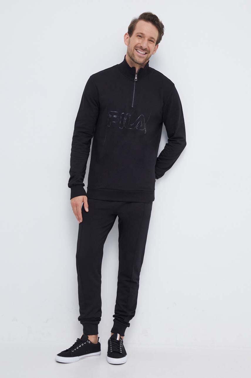 Fila trening din bumbac culoarea negru - 0 | YEO