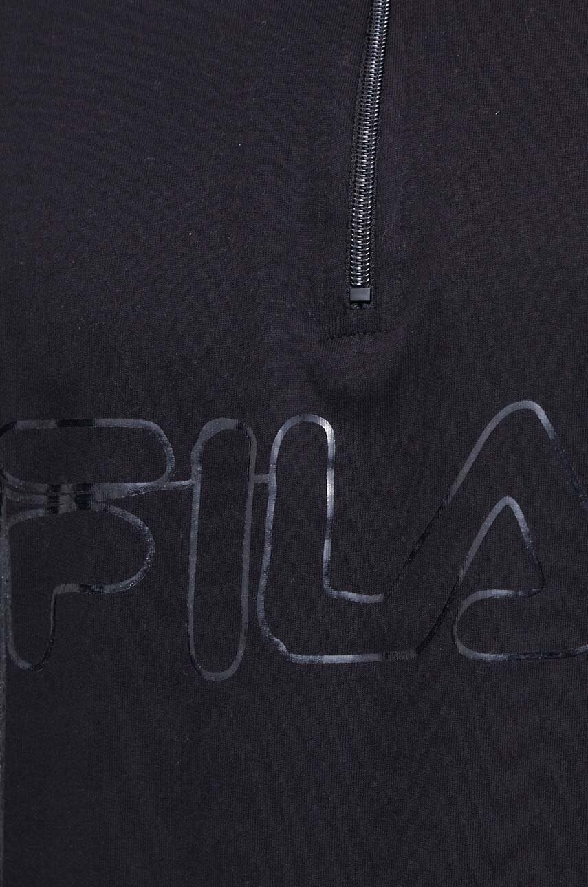 Βαμβακερή φόρμα Fila χρώμα: μαύρο φωτογραφία