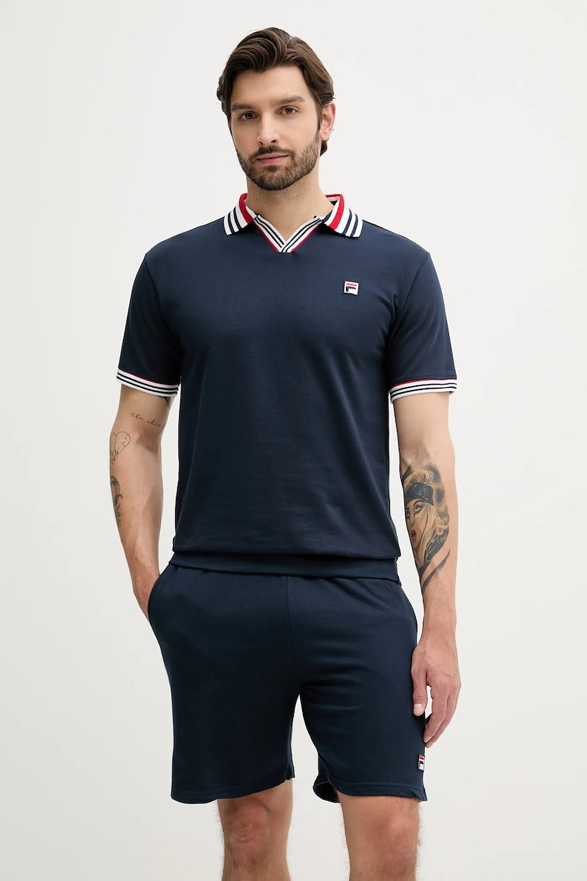 Fila set de lounge din bumbac culoarea bleumarin, FPS1214