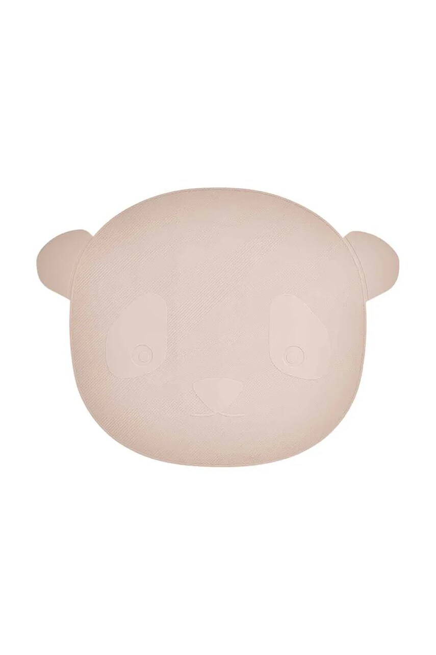 Levně Koupelnový kobereček OYOY Panda béžová barva