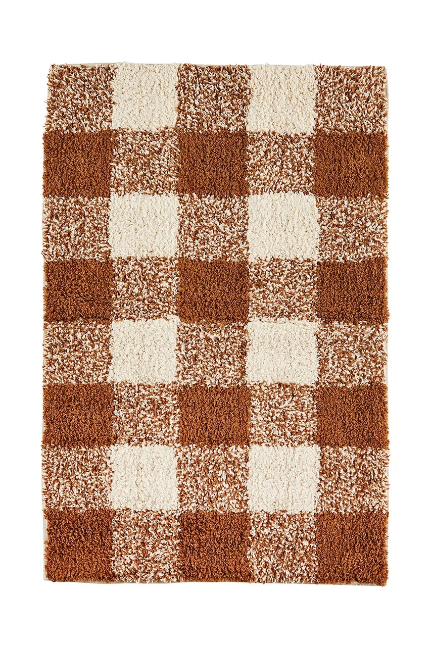 Madam Stoltz covor de baie CHecked Tufted