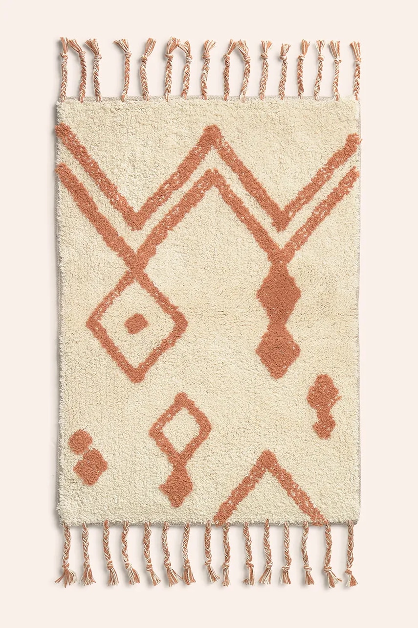 Calma House covor de baie Fauve 50 x 70 cm culoarea alb