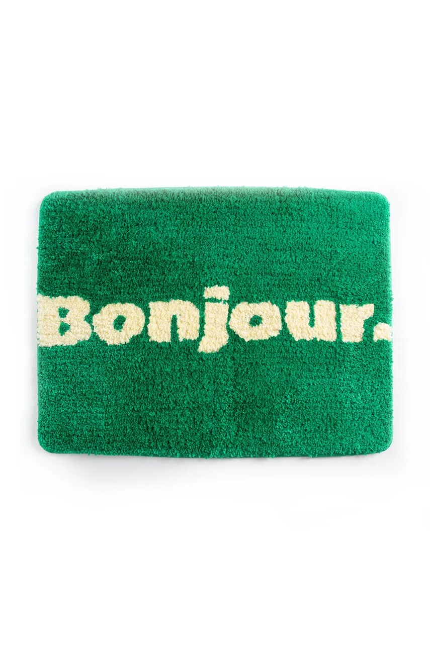 Helio Ferretti covor de baie Green Bojour culoarea verde