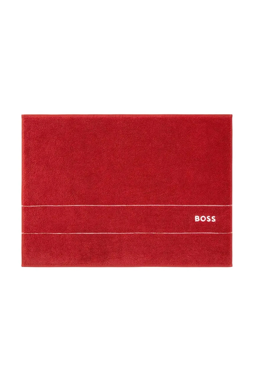 BOSS prosop de podea PLAIN Red 50 x 70 cm culoarea roșu