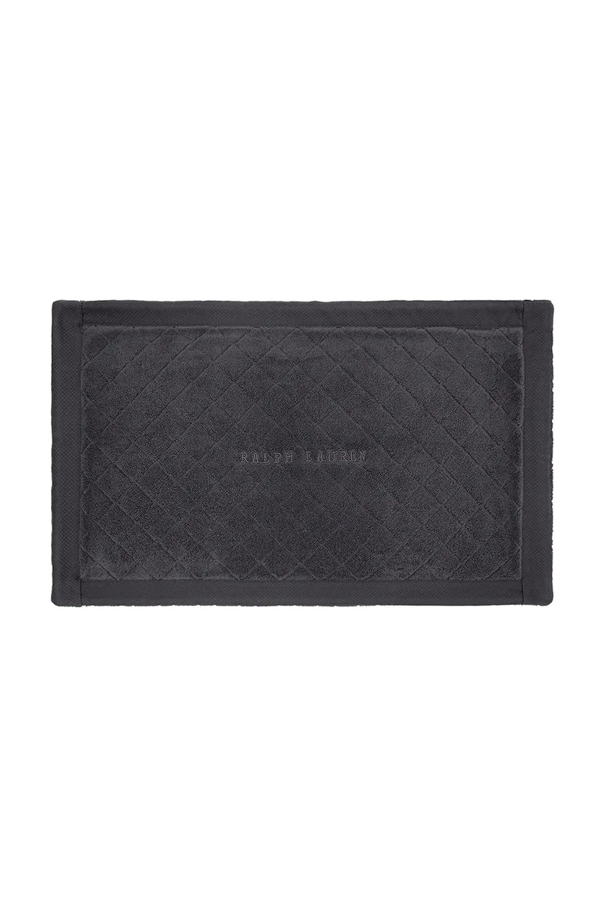 Levně Koberec do koupelny Ralph Lauren AVENUE Graphite 50 x 80 cm šedá barva