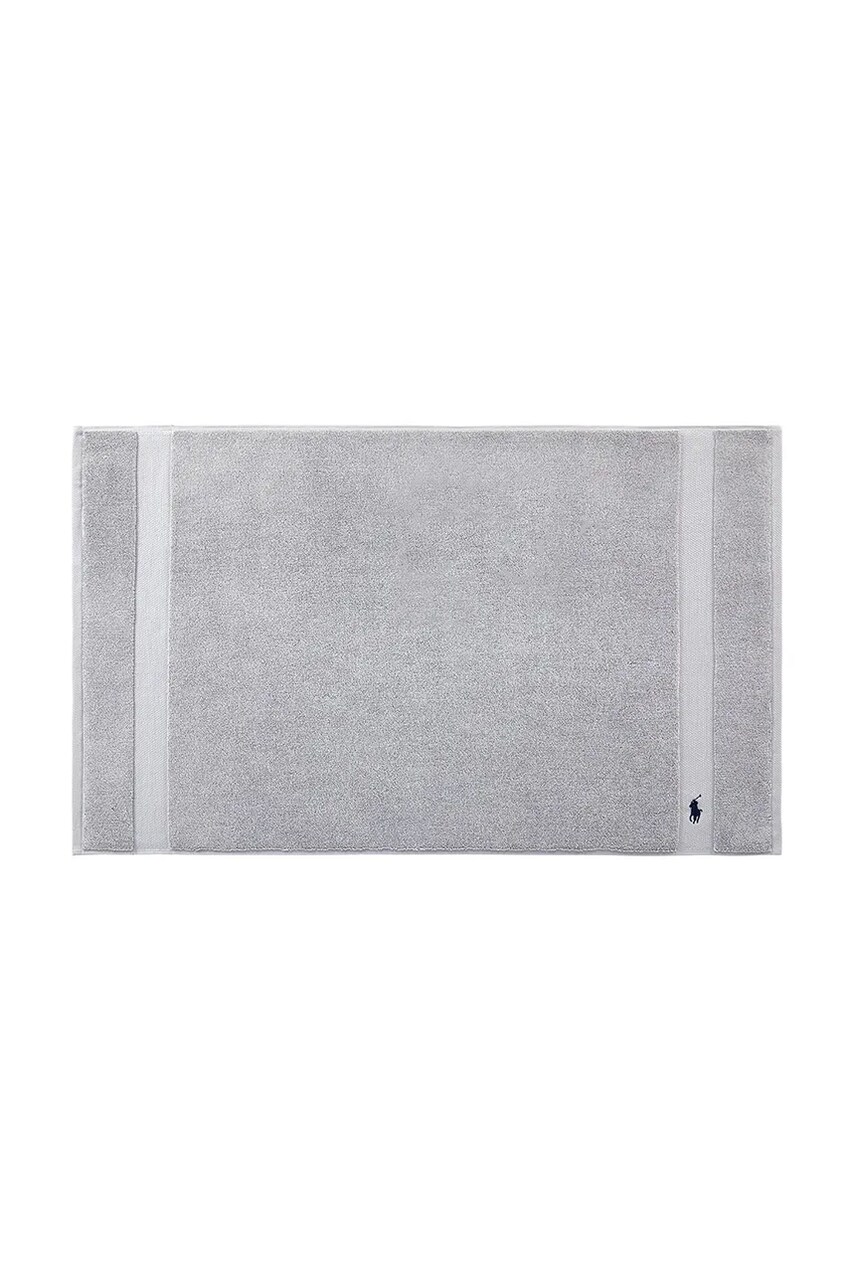 Levně Koberec do koupelny Ralph Lauren Polo Player Andover Heather 55 x 90 cm šedá barva