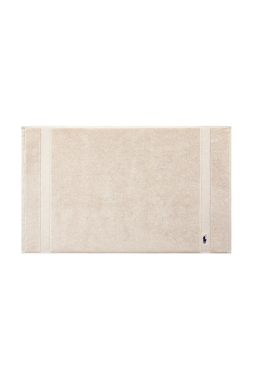 Levně Koberec do koupelny Ralph Lauren Polo Player Pale Oak 55 x 90 cm béžová barva