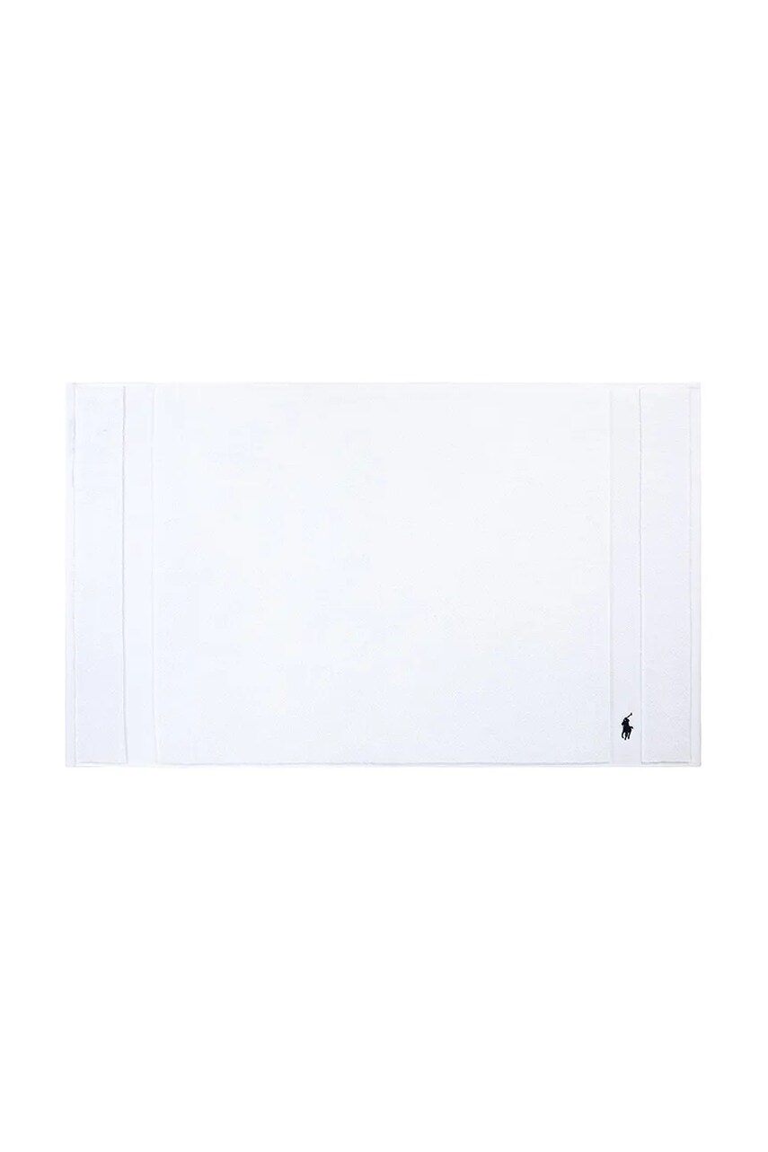 Levně Koberec do koupelny Ralph Lauren Polo Player White 55 x 90 cm bílá barva