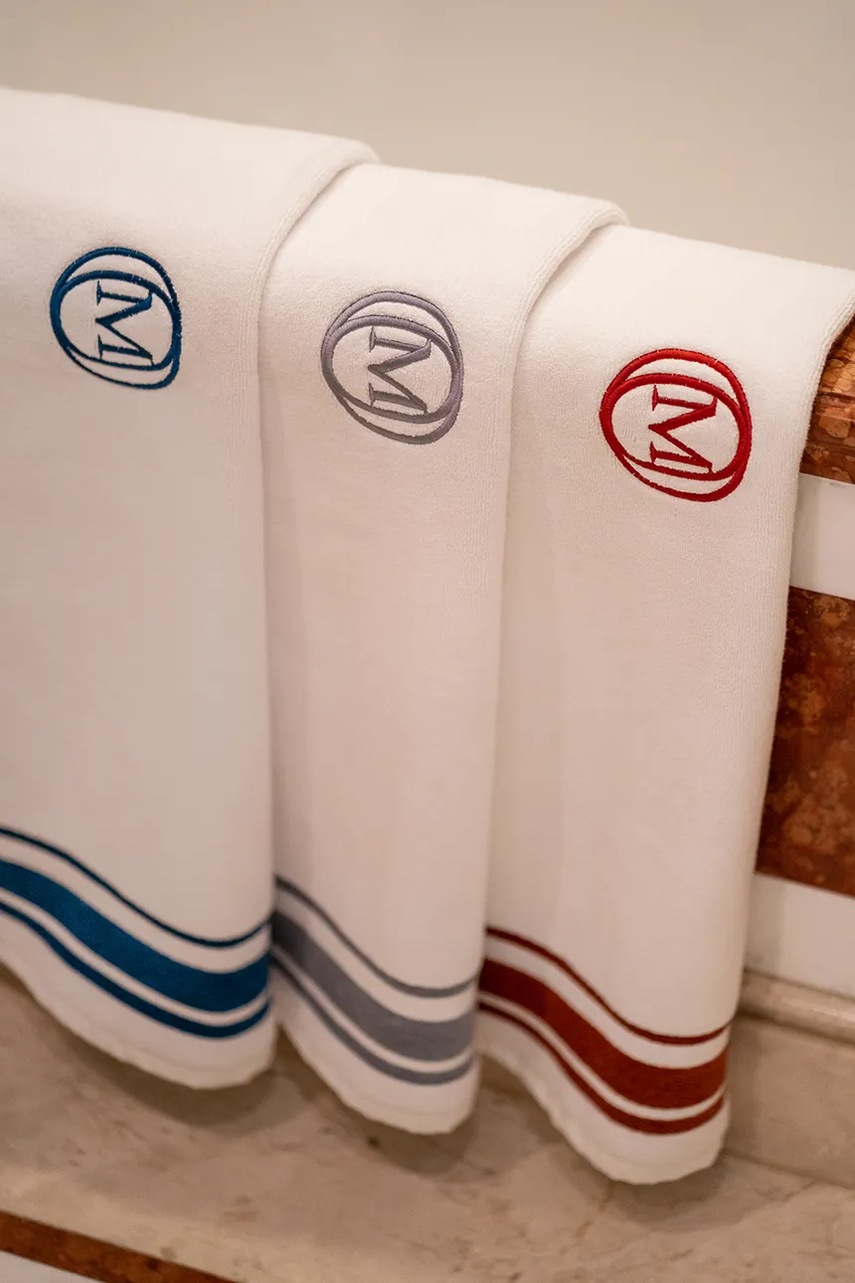 Χαλί μπάνιου Officine Monogram Monogram Linea 60 x 100 cm χρώμα: γκρι φωτογραφία