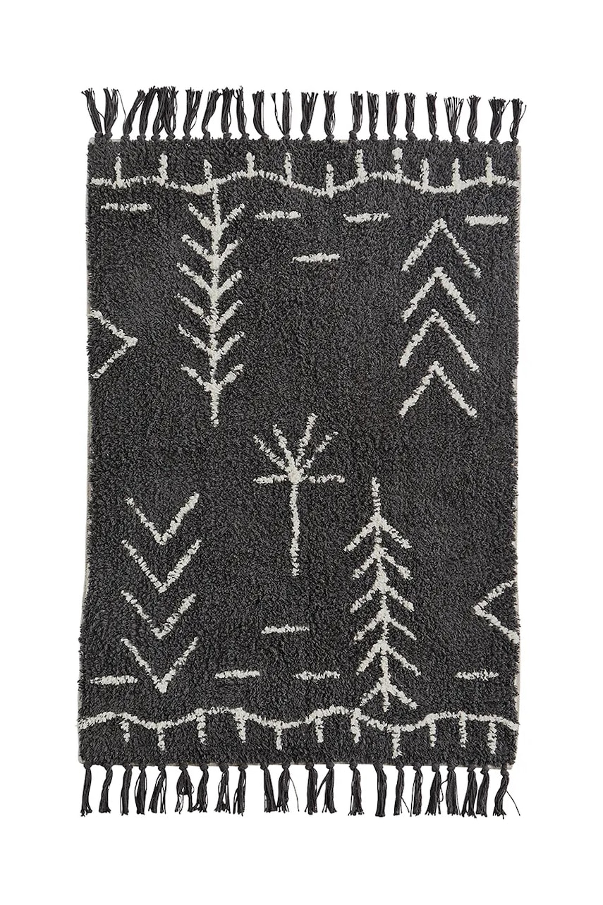 Madam Stoltz covor de baie 90 x 60 cm culoarea negru