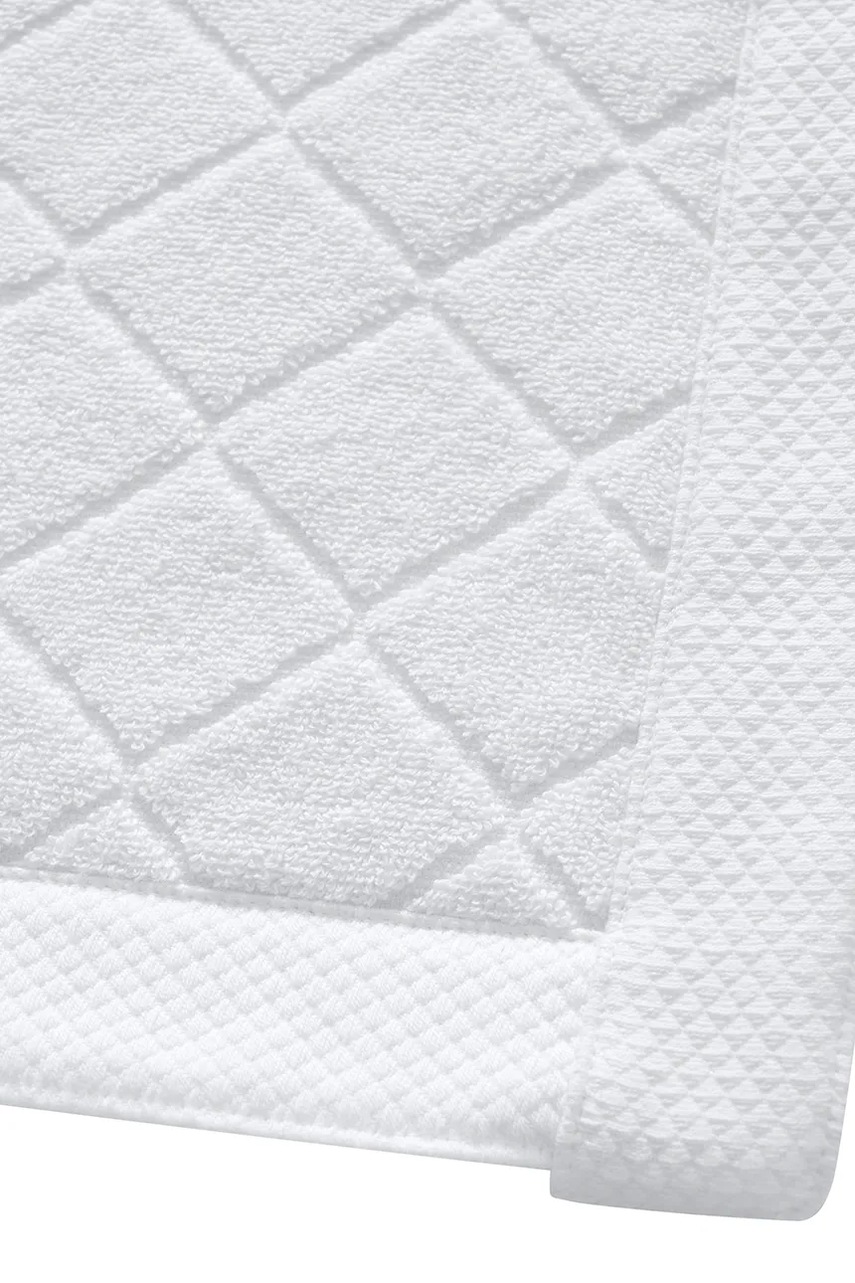 Χαλί μπάνιου Ralph Lauren AVENUE White 50 x 80 cm χρώμα: άσπρο φωτογραφία