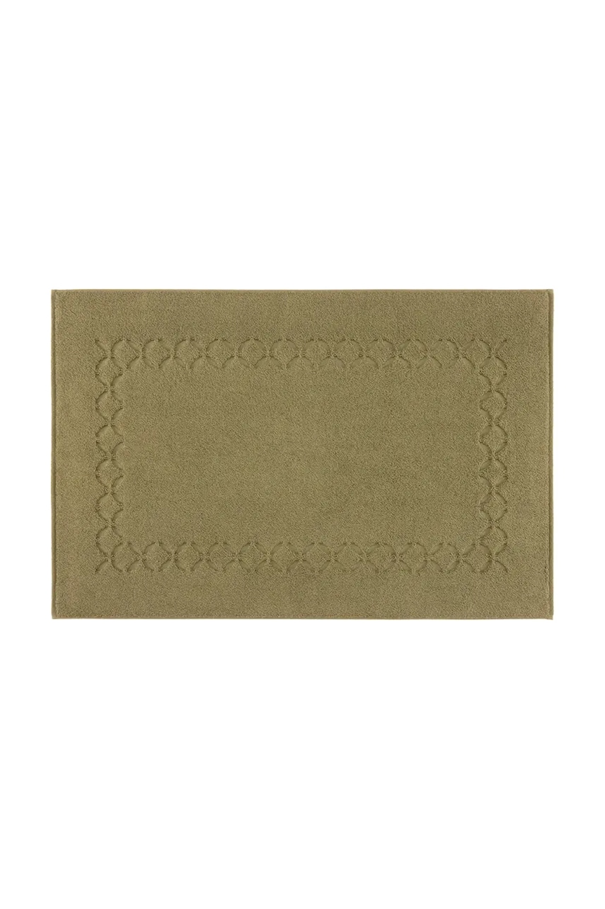 Yves Delorme Tappetino Da Bagno In Cotone Nature Kaki 55 X 90 Cm