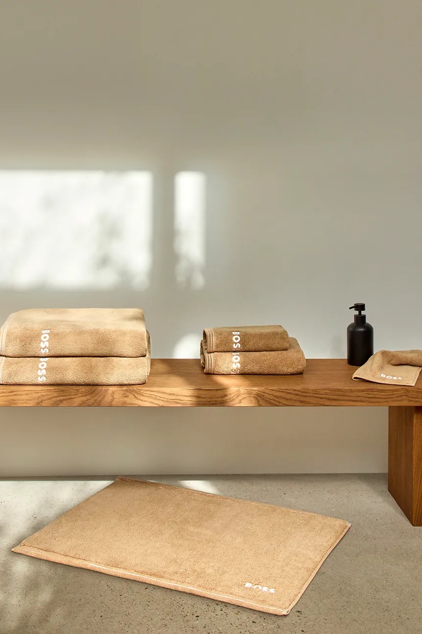 Βαμβακερό χαλάκι μπάνιου BOSS EDGE Pecan 50 x 70 cm φωτογραφία