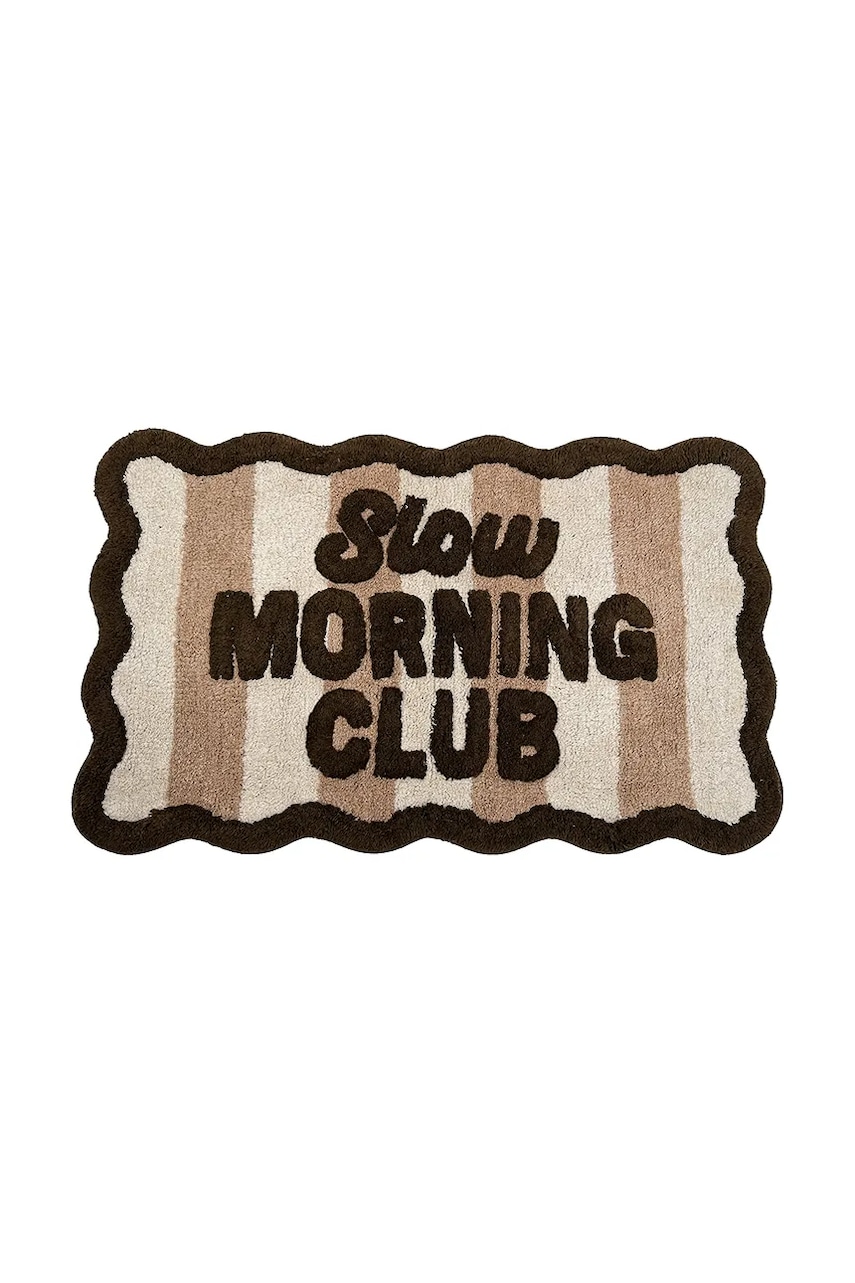 Inne χαλάκι μπάνιου βαμβακερό 50 x 80 cm KAL.8449 καφέ ONE SIZE