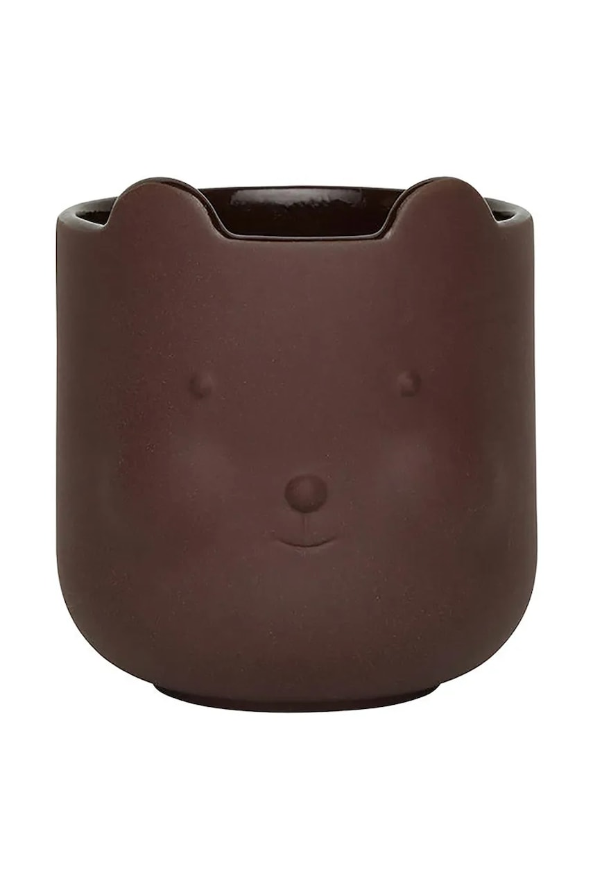 OYOY ghiveci Bear culoarea maro