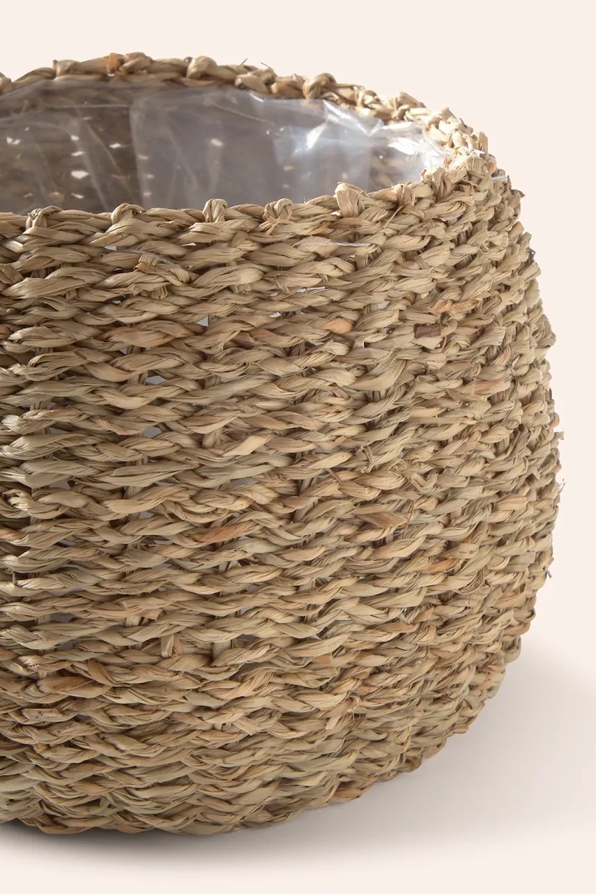 Γλάστρα Calma House 27 x 25 cm χρώμα: μπεζ φωτογραφία