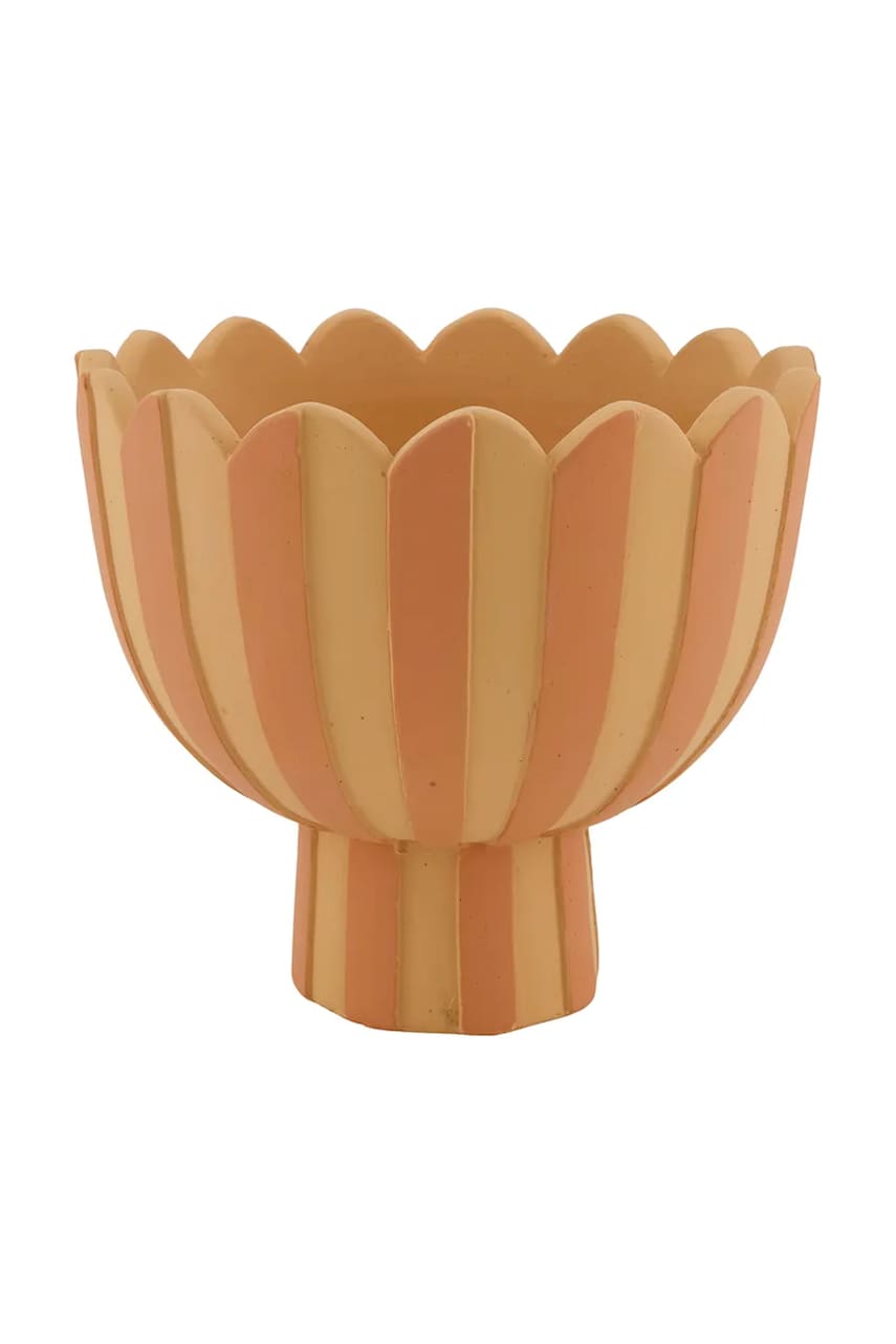 Levně Květináč home & lifestyle oranžová barva