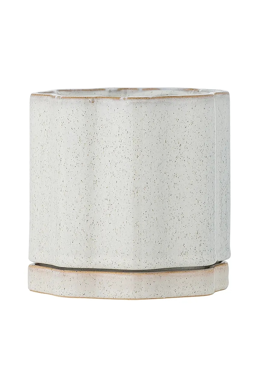 Bloomingville oală Argyle 13 x 13 cm culoarea gri