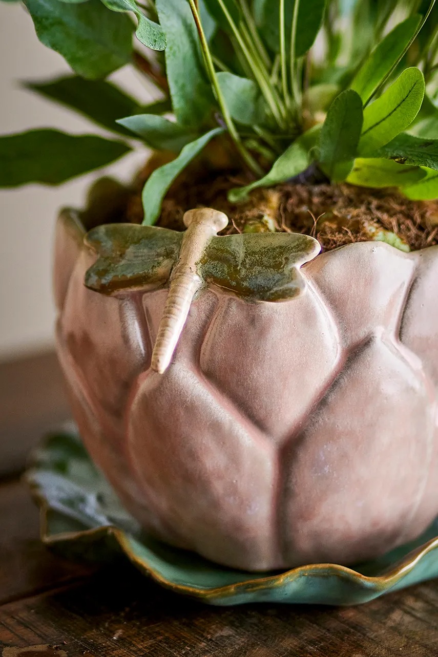 Γλάστρα με βάση Bloomingville Jaylee 18,5 x 13,5 cm φωτογραφία