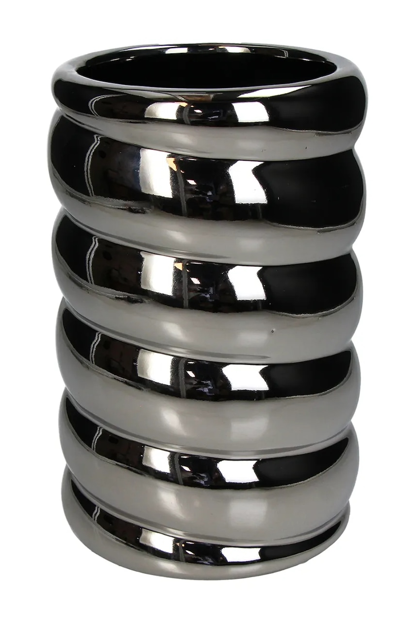 Κάλυμμα για γλάστρα διακοσμητικό με κεραμικό 13 x 20 cm KAL.4501 γκρί ONE SIZE