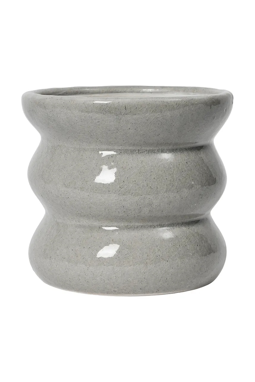 Broste Copenhagen mala lončanica za cvijeće od kamenine 17,5 x 16 cm