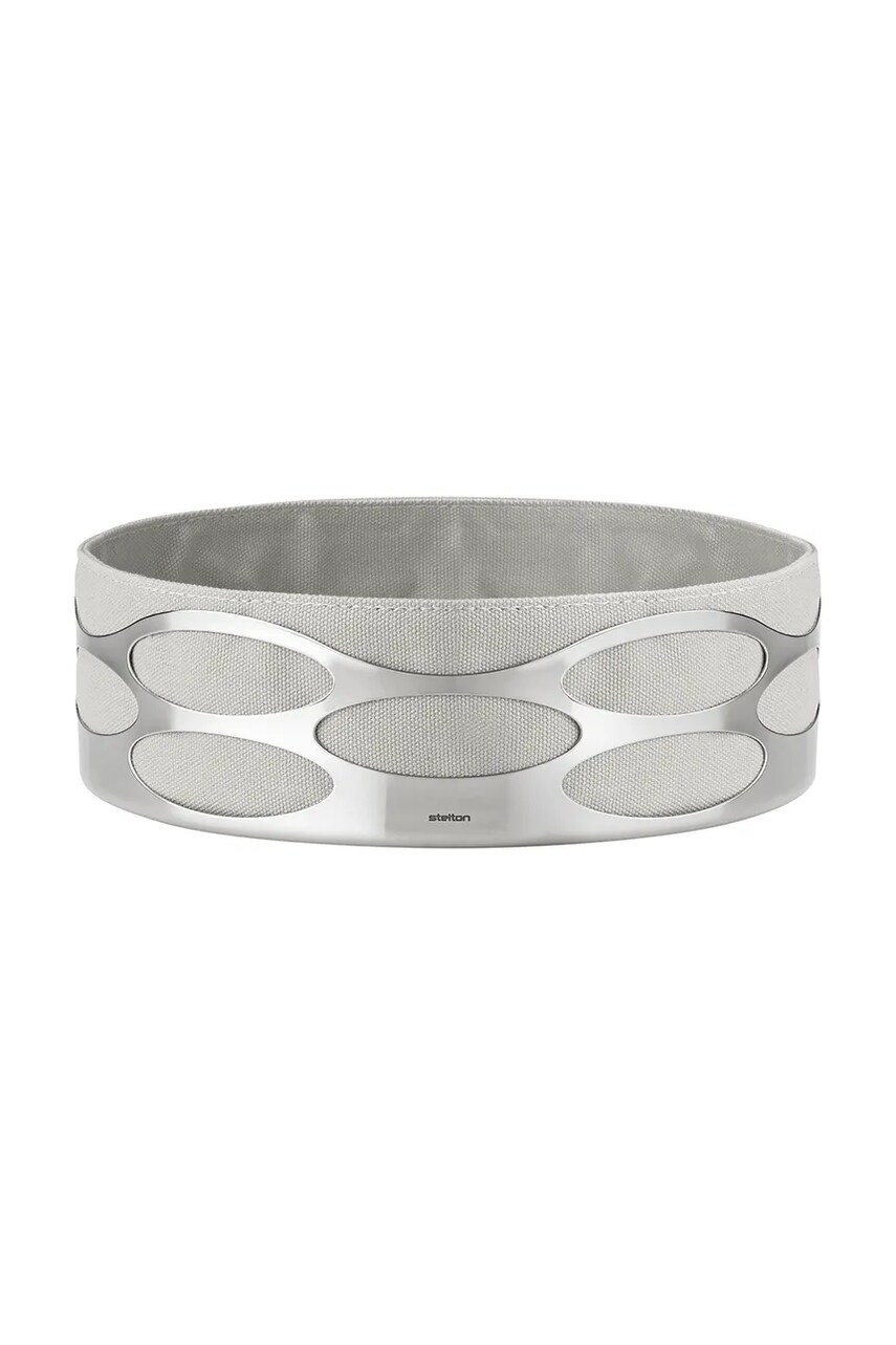 Levně Košík na chleba Stelton Embrace šedá barva
