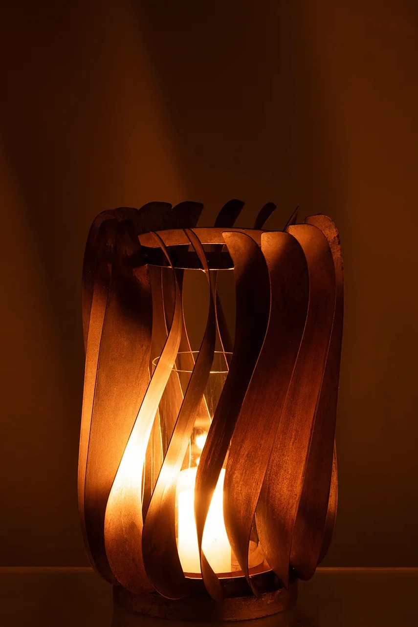 Διακοσμητικό κηροπήγιο J-Line χρώμα: κίτρινο φωτογραφία