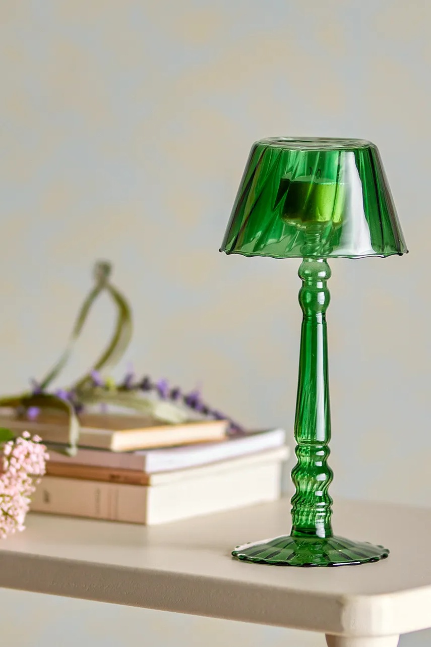 Διακοσμητικό κηροπήγιο Bloomingville Cisco χρώμα: πράσινο φωτογραφία